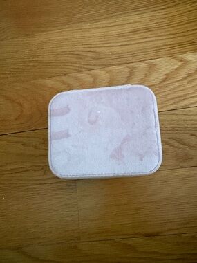 Soft Light Pink Rectangular Velvet Jewelry Box